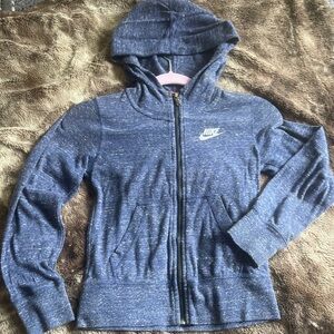 Nike Girls M Zip up sweater ! Good condition !